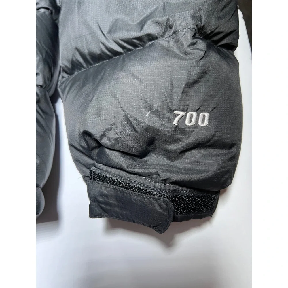 The North Face Nuptse 700 Puffer Jacket Mens Large Black Down Insulated Ripstop